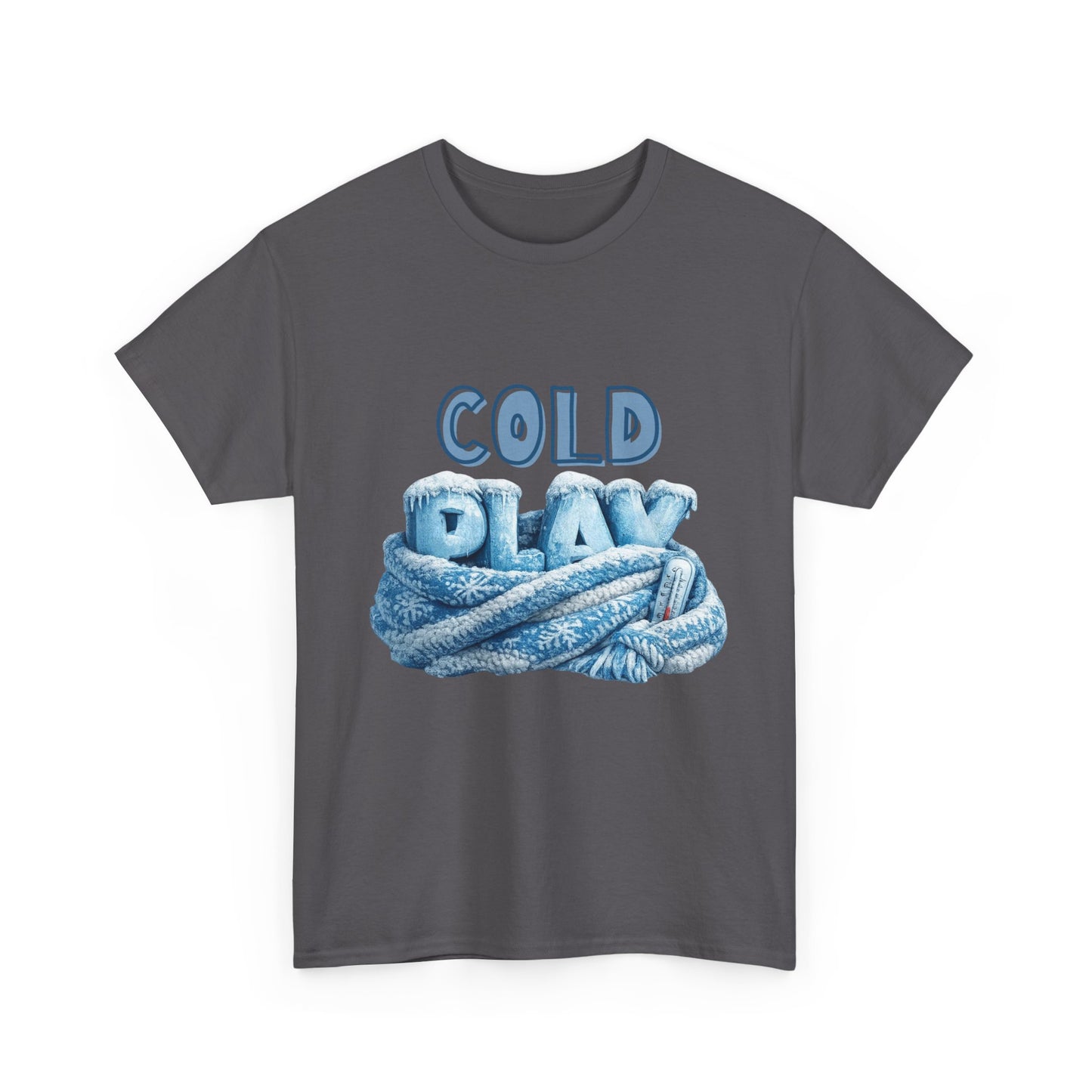Cold Play Graphic Tee - Cozy Winter Rope Design