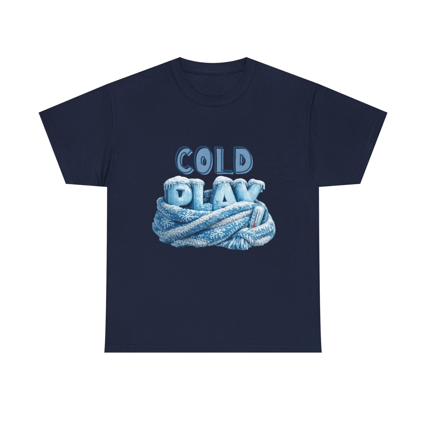 Cold Play Graphic Tee - Cozy Winter Rope Design
