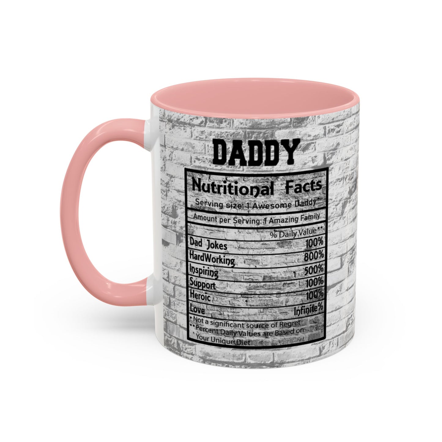 Super Dad Accent Coffee Mug — Father’s Day Mustache & Glasses 11/15oz