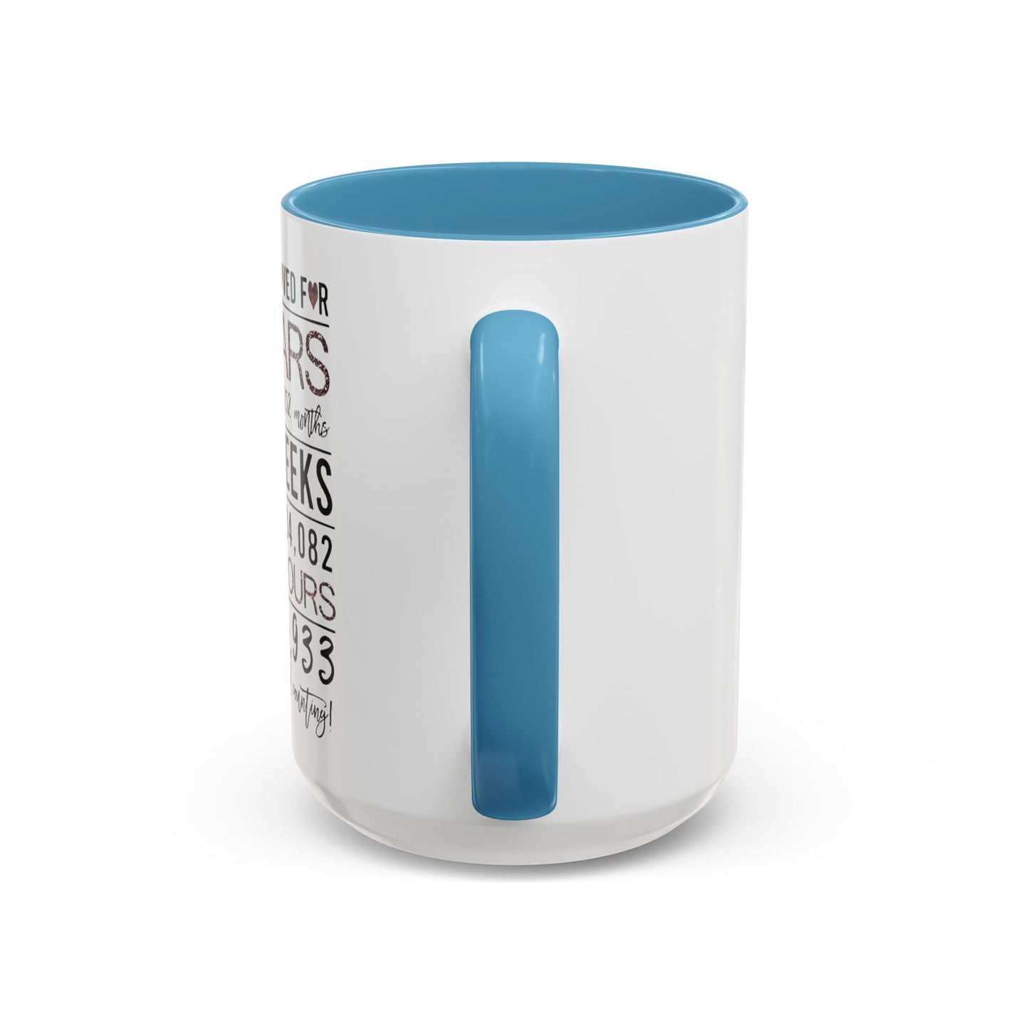 21 Years Loved Anniversary Coffee Mug — "You've Been Loved for 21 Years" Accent Mug (11/15oz)