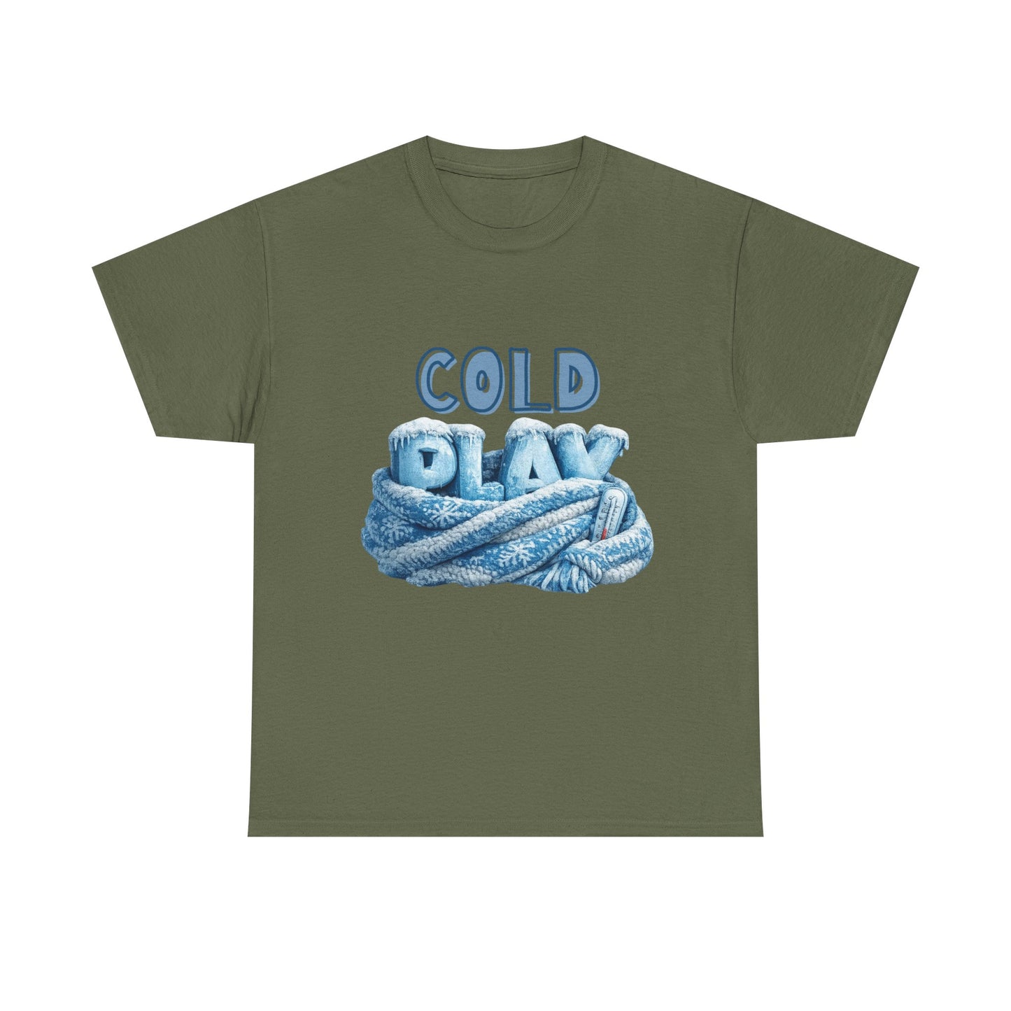 Cold Play Graphic Tee - Cozy Winter Rope Design