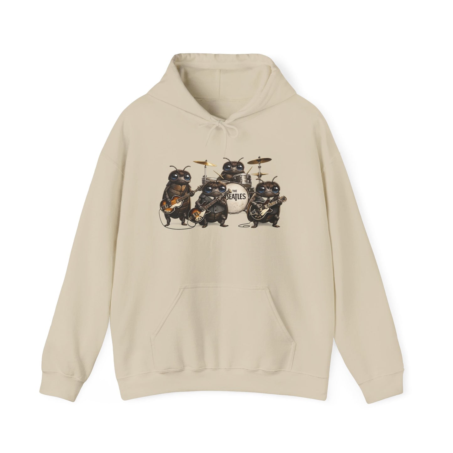 Band of Badgers Hoodie — Cute Rock Band Animal Graphic Sweatshirt