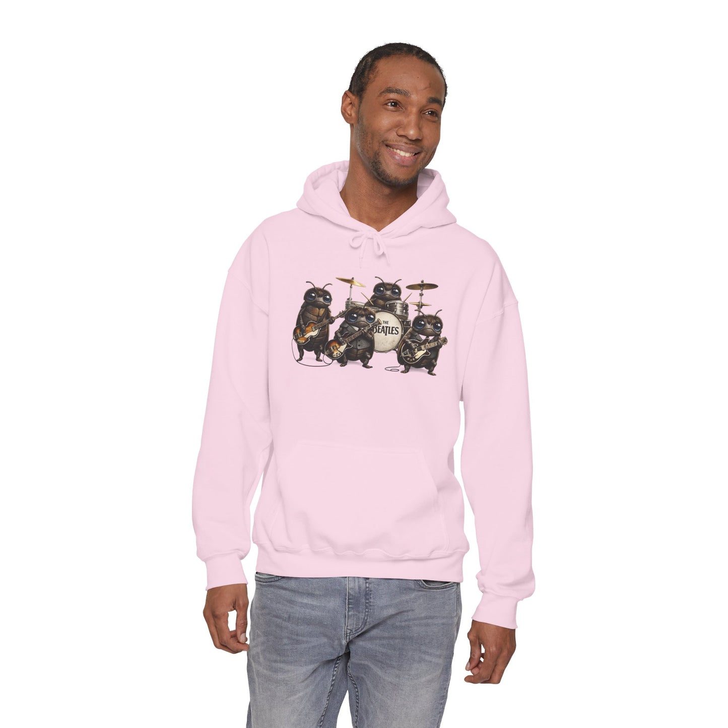 Band of Badgers Hoodie — Cute Rock Band Animal Graphic Sweatshirt