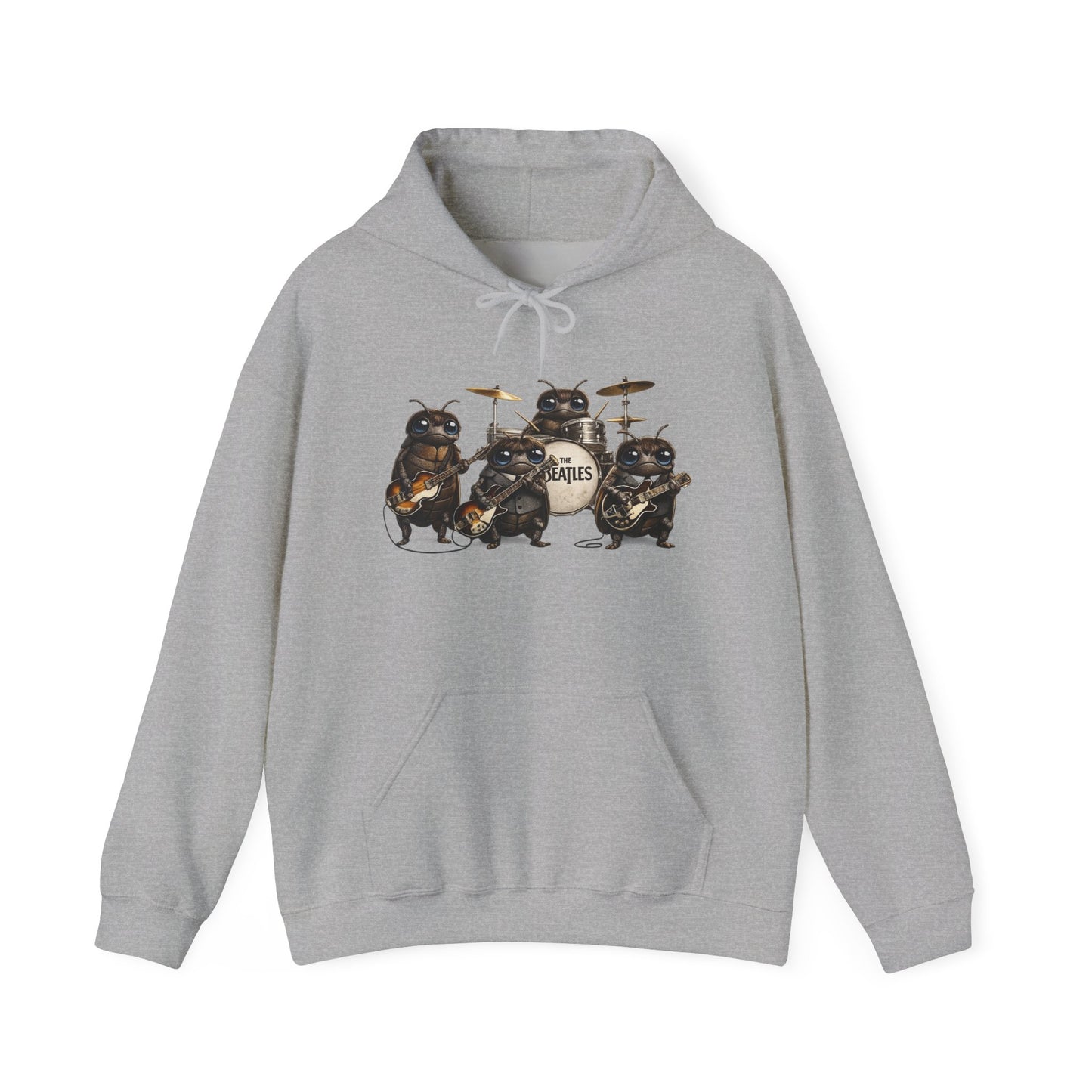 Band of Badgers Hoodie — Cute Rock Band Animal Graphic Sweatshirt