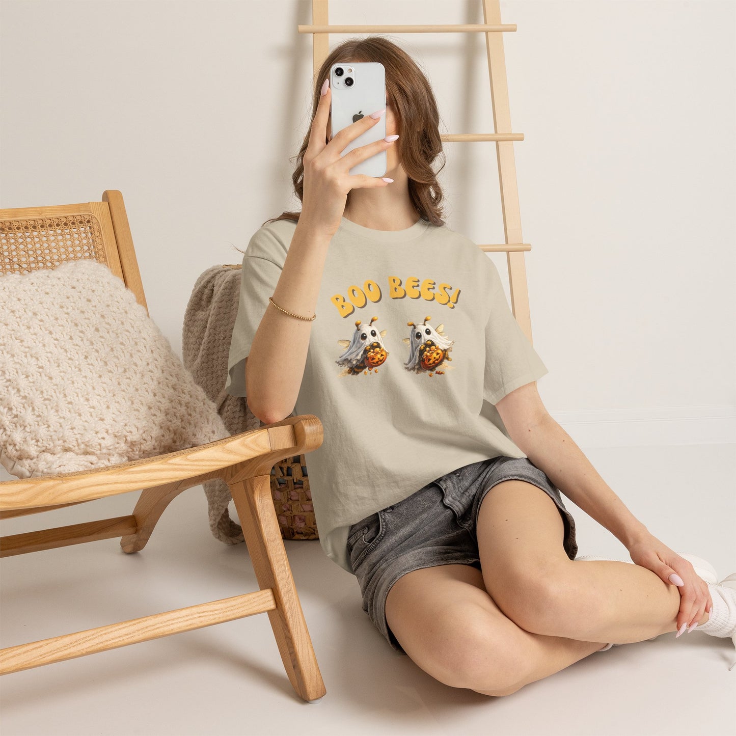 Halloween 'Boo Bees' Cute Ghost Bee T-Shirt