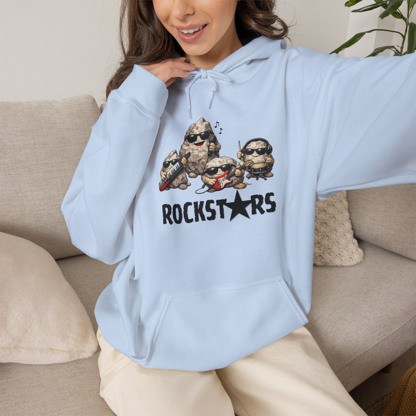 Rockstars Hoodie — Cute Rock Band Pet Graphic Pullover