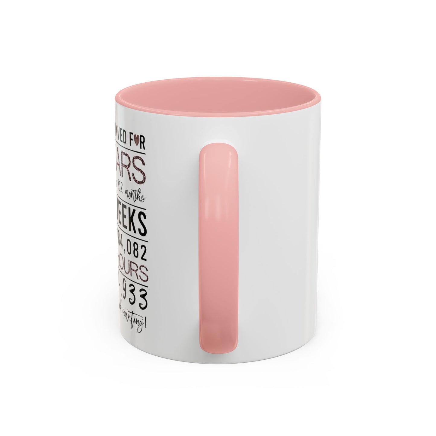 21 Years Loved Anniversary Coffee Mug — "You've Been Loved for 21 Years" Accent Mug (11/15oz)