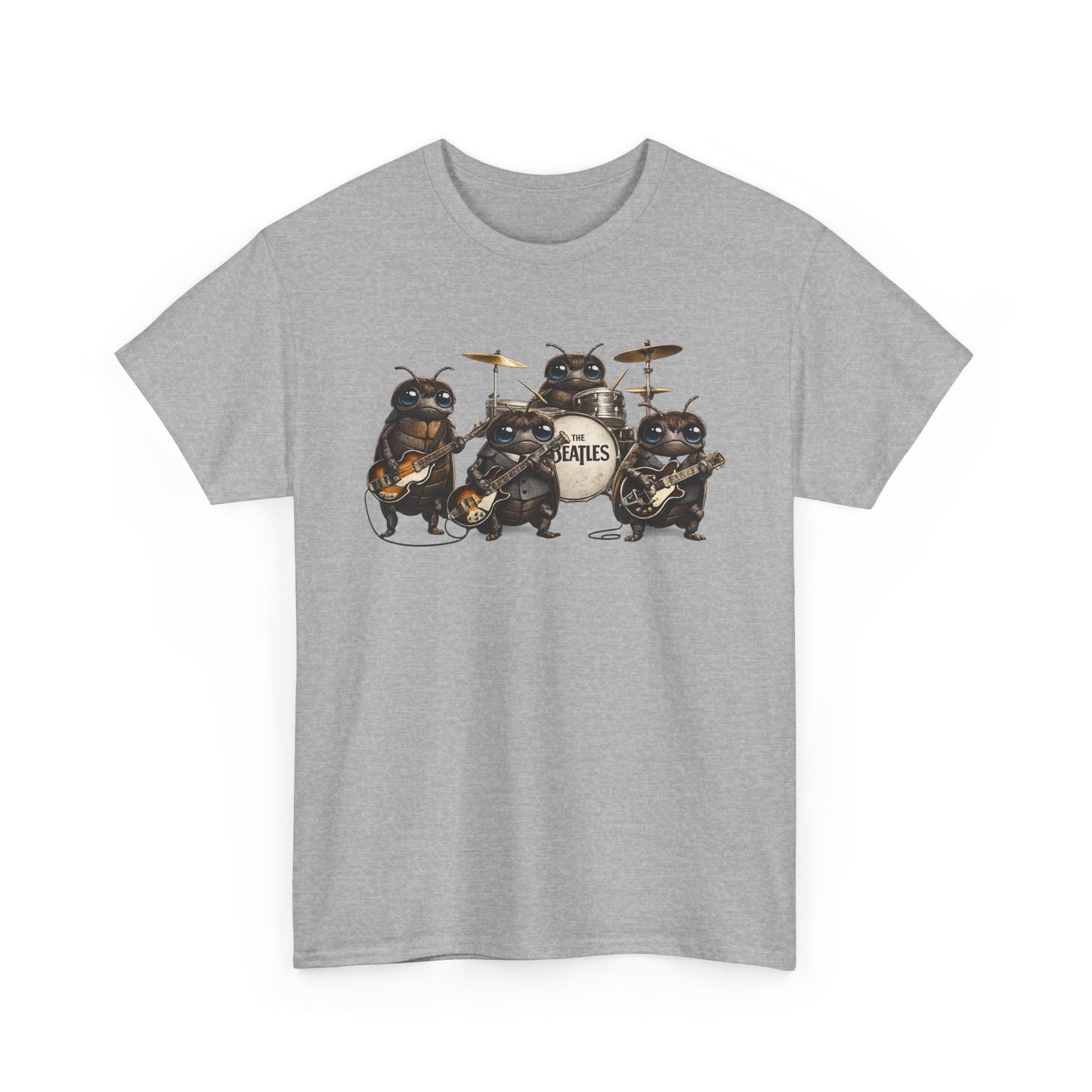 Band of Pug Musicians T-Shirt — Cute Pug Rock Band Graphic Tee