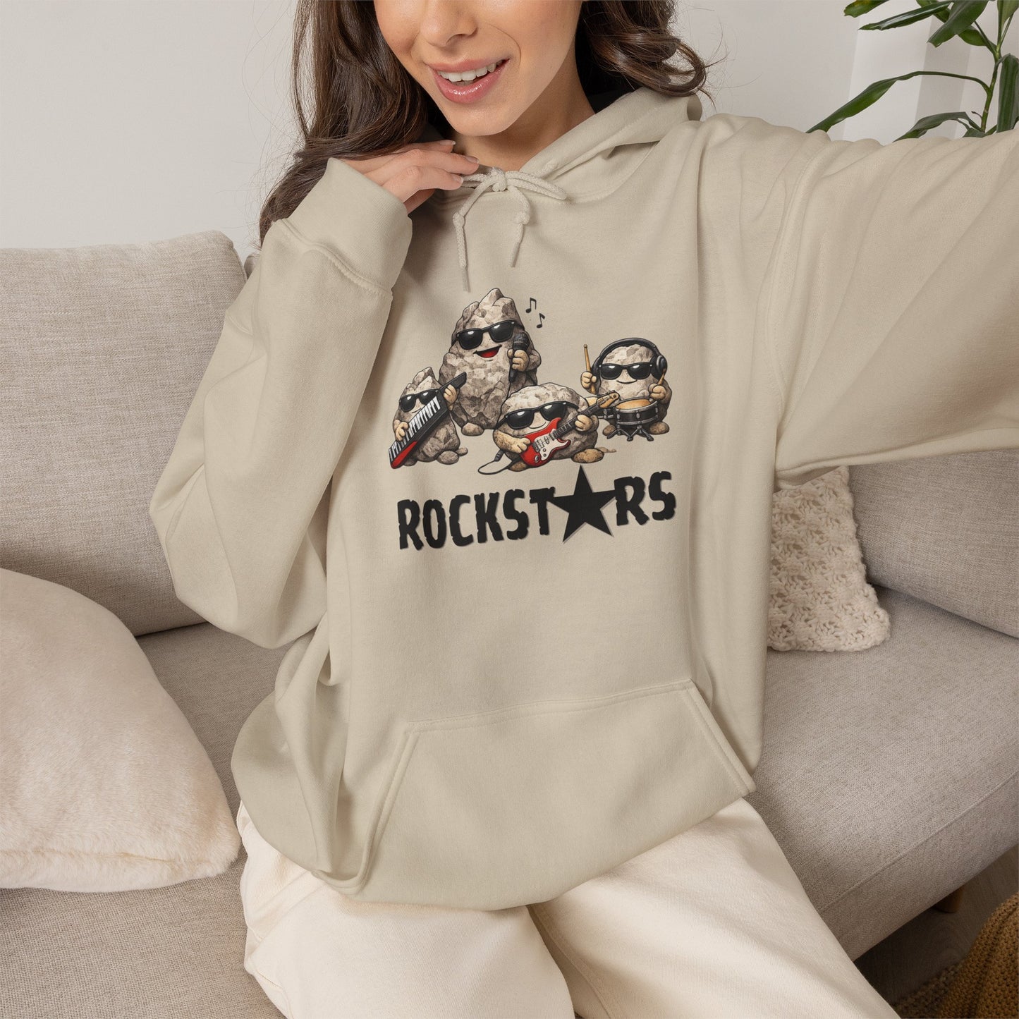 Rockstars Hoodie — Cute Rock Band Pet Graphic Pullover